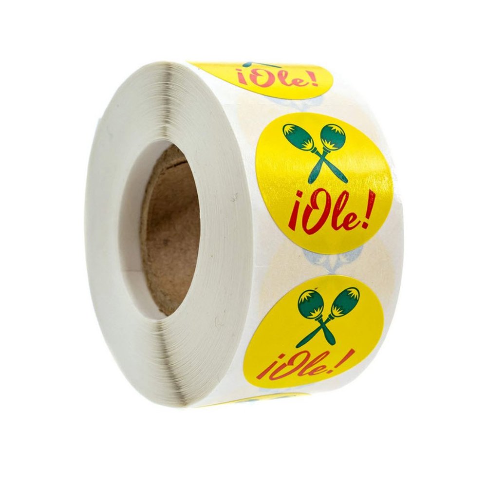 500 ¡Ole! Mexican Cinco de Mayo wafer Stickers - Picture 4 of 6